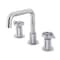 Kingston Brass Widespread Bathroom Faucet with Push PopUp, Polished Chrome KS1411CG - alternate 1